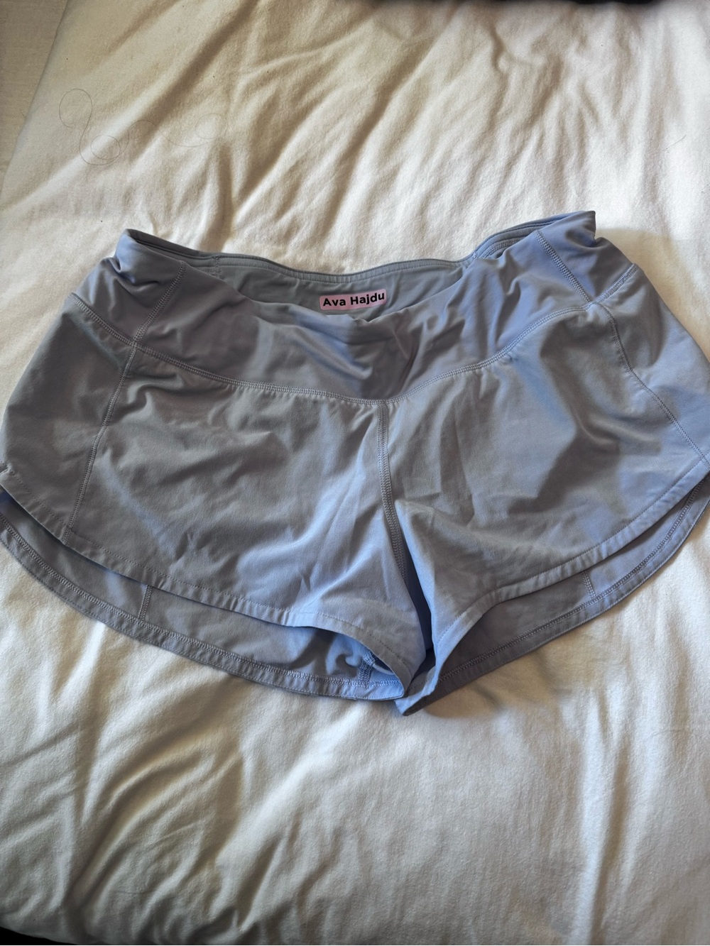 Ava Hajdu Light Blue Athletic Shorts